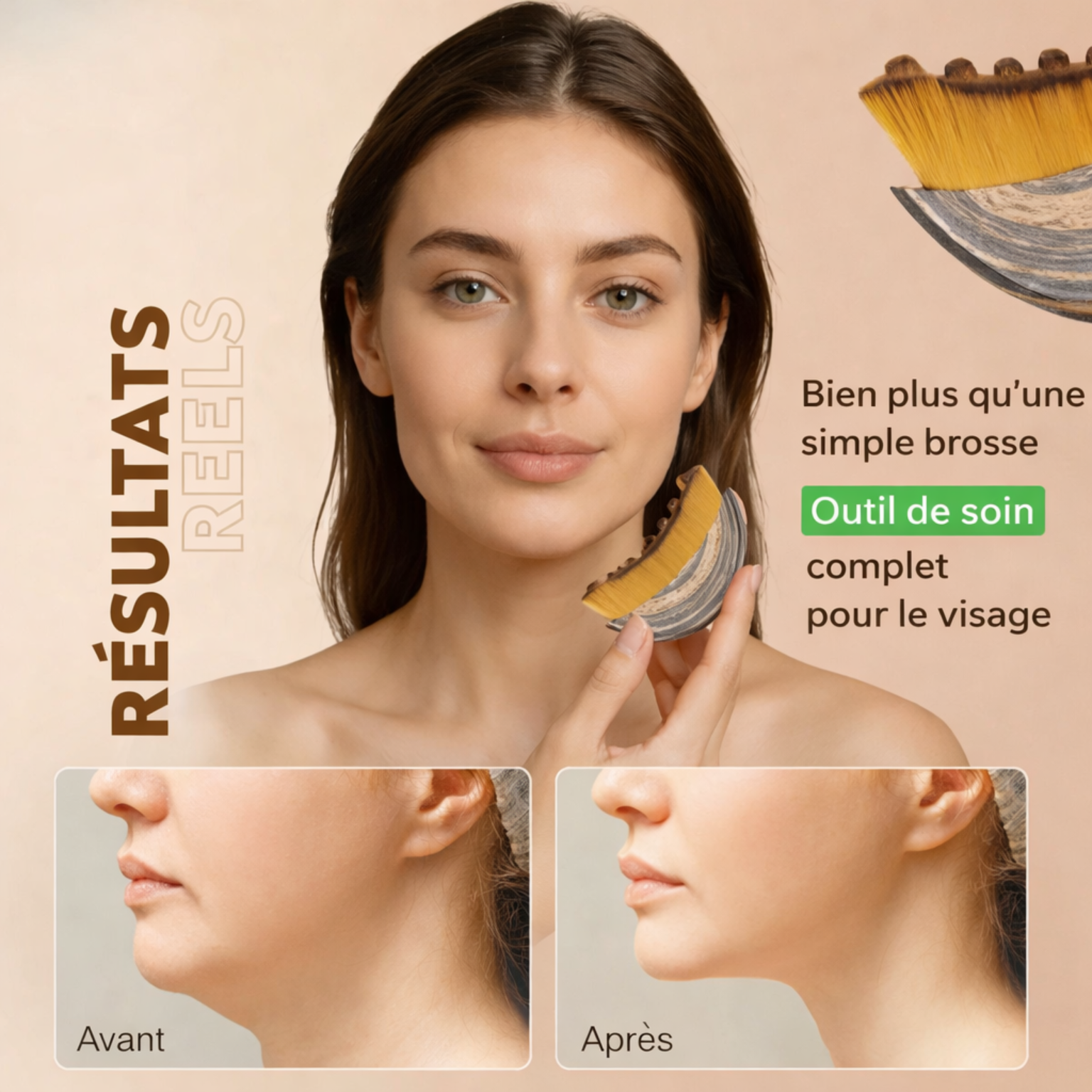 Lunyae - Brosse de Drainage Lymphatique Visage