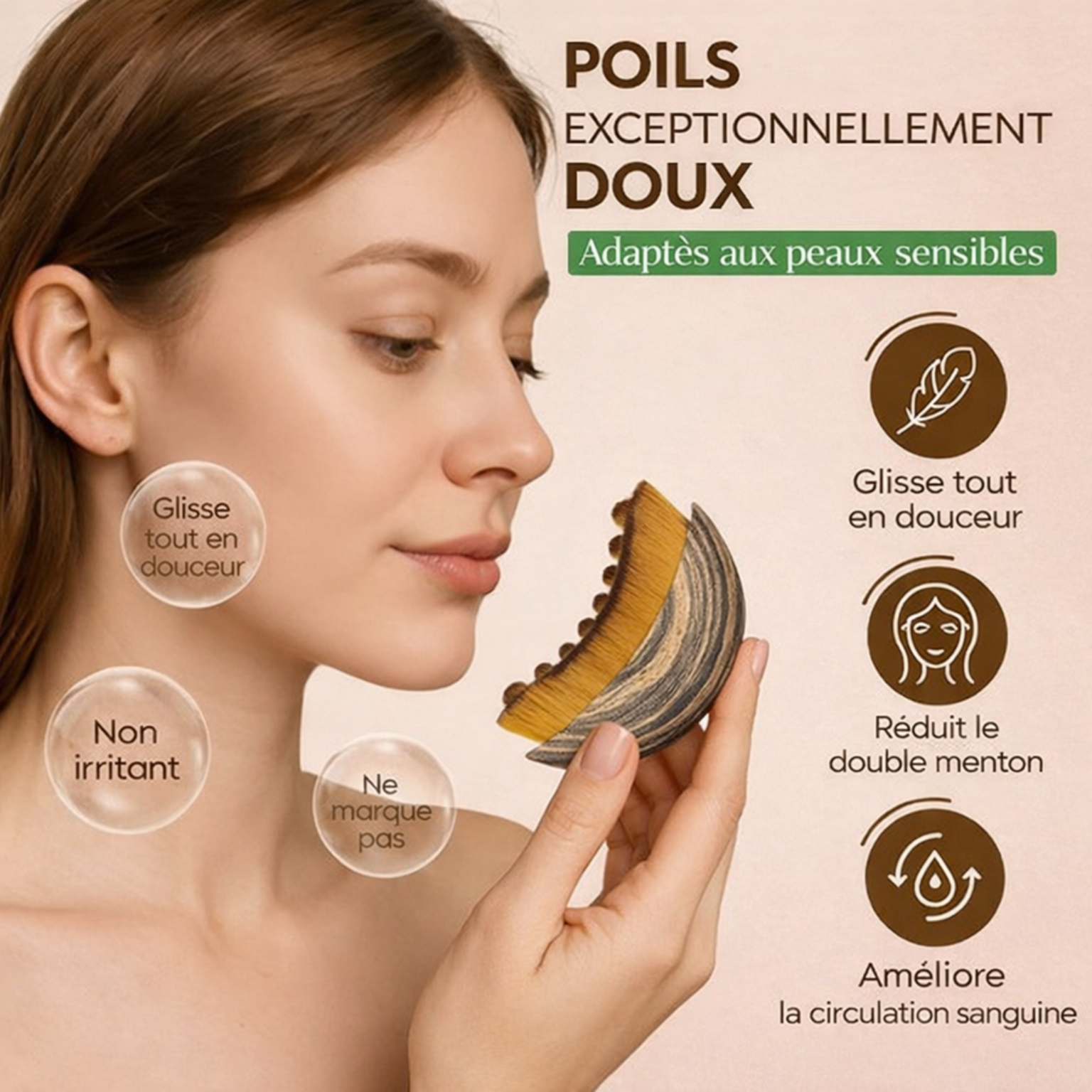 Lunyae - Brosse de Drainage Lymphatique Visage